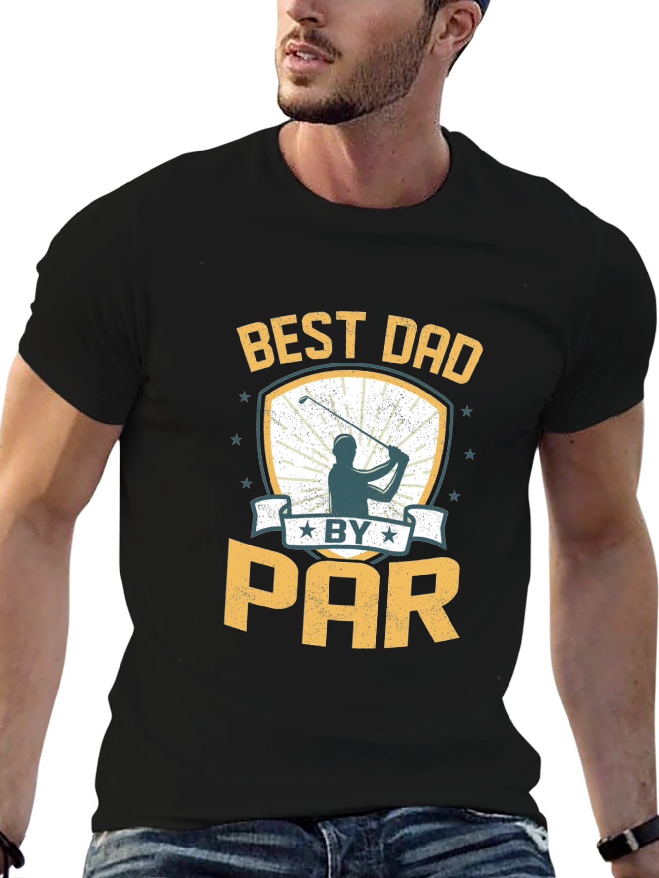Best Dad By Par T-Shirt | Golf Lover Gift