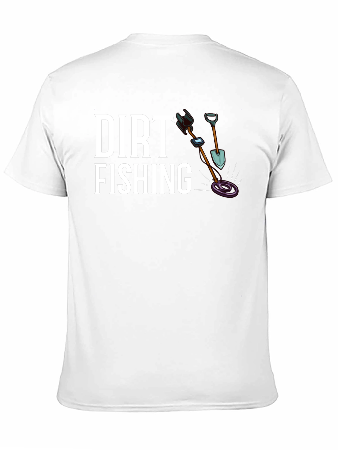 Dirt Fishing Graphic T-Shirt - Black