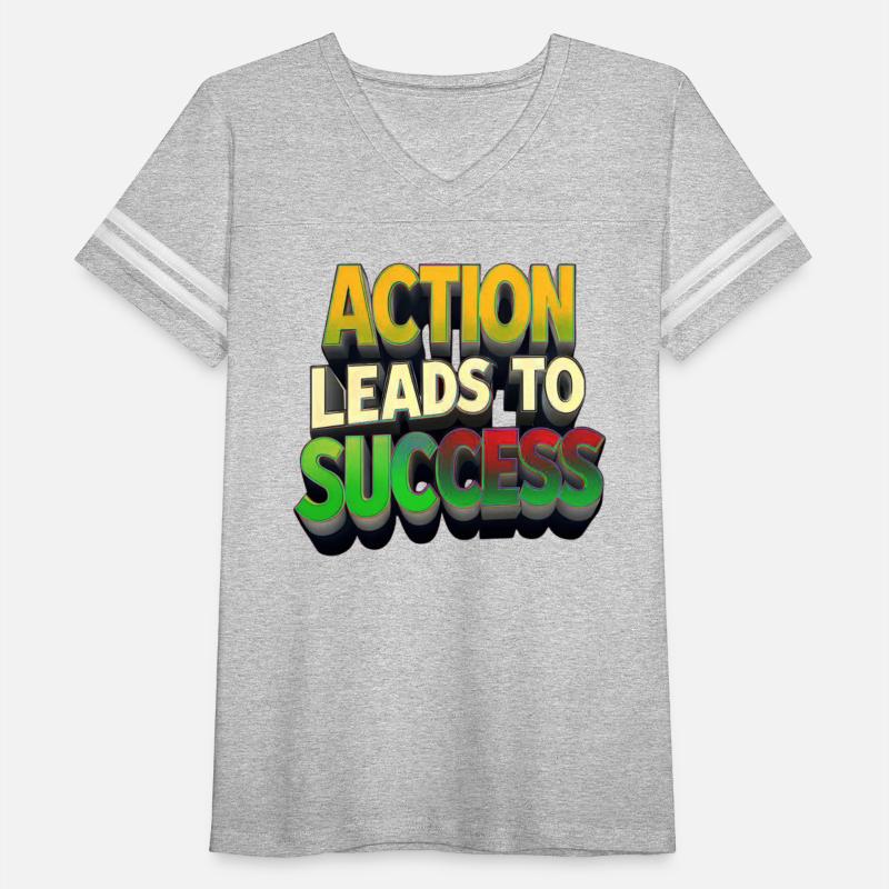 Action Leads to Success: Bold 3D Typography