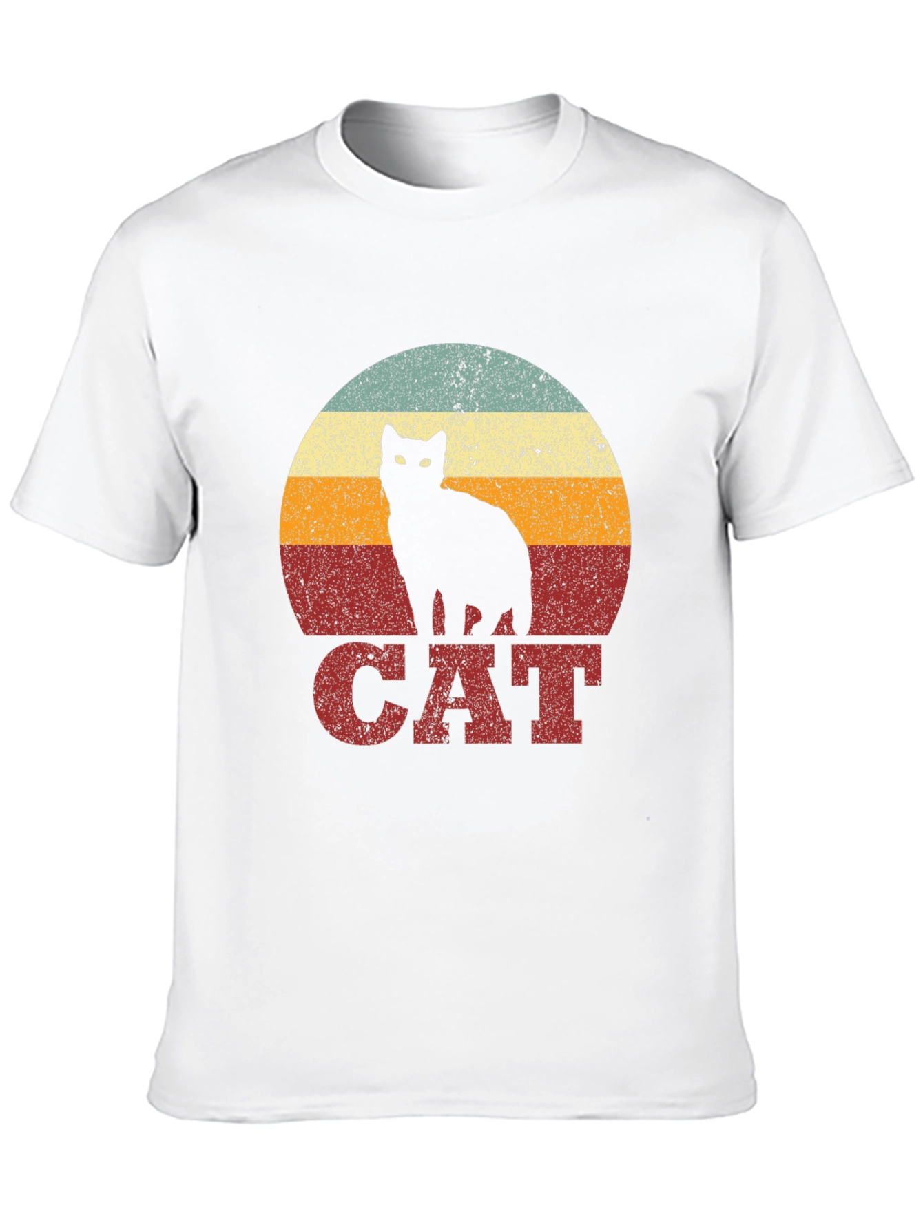 Retro Cat Graphic T-Shirt