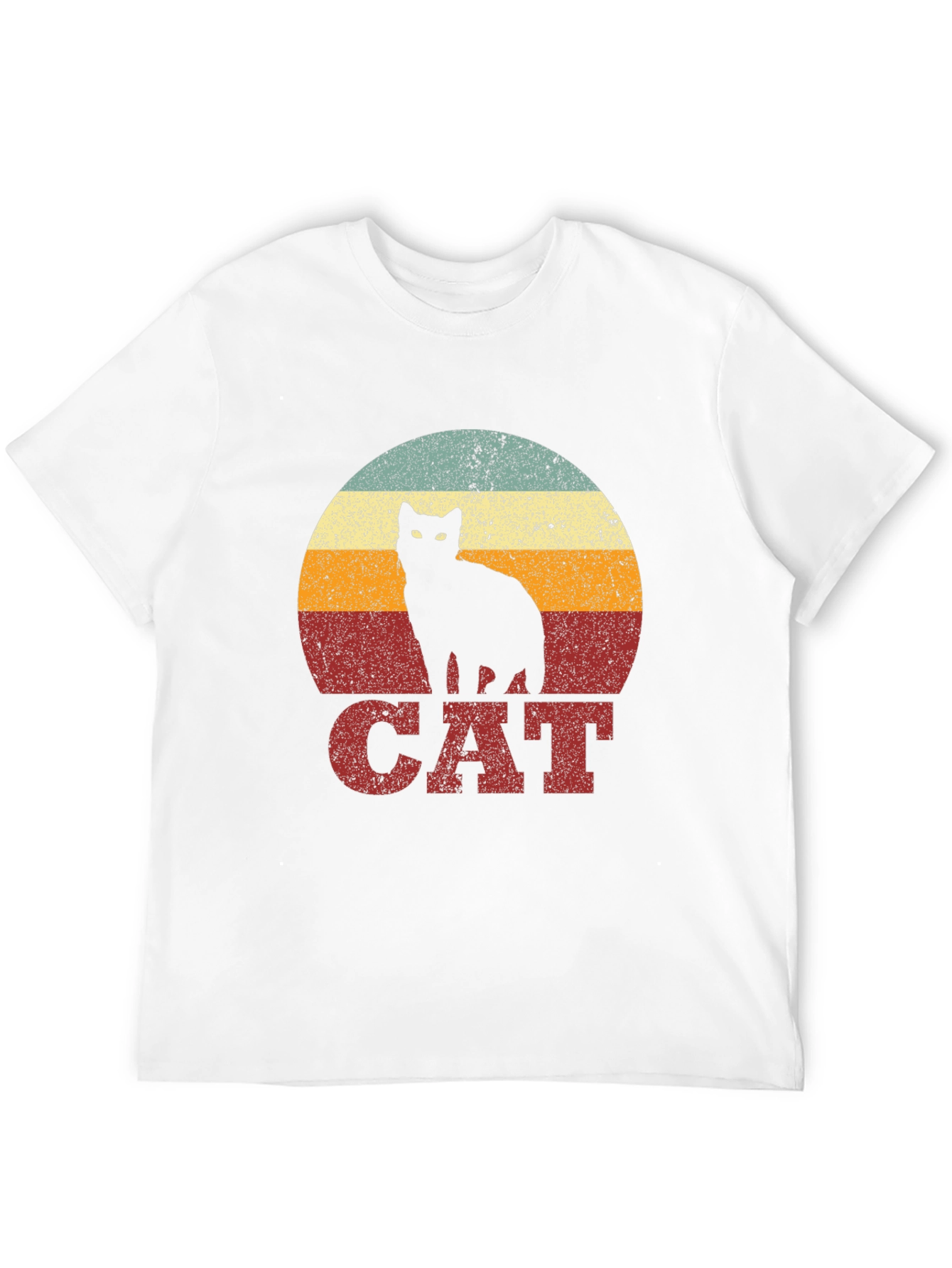 Retro Cat Graphic T-Shirt