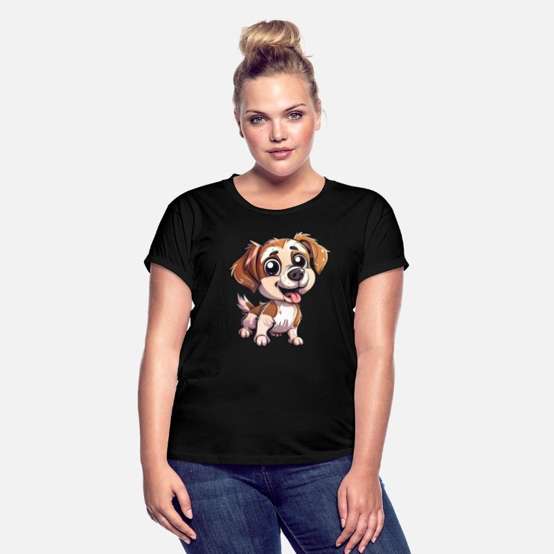 Adorable Puppy With Big Eyes And Smile