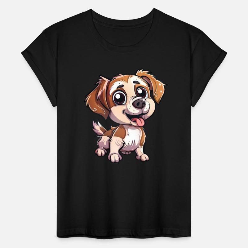 Adorable Puppy With Big Eyes And Smile