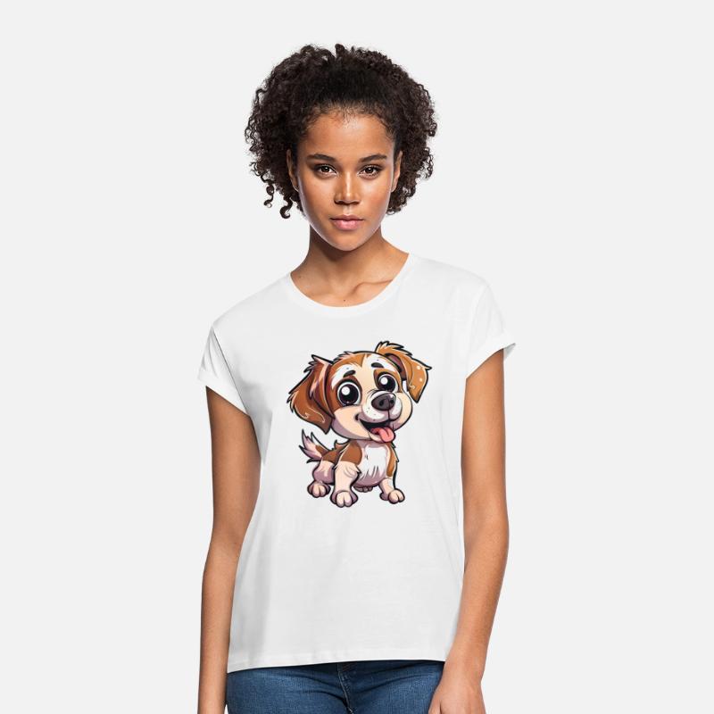 Adorable Puppy With Big Eyes And Smile