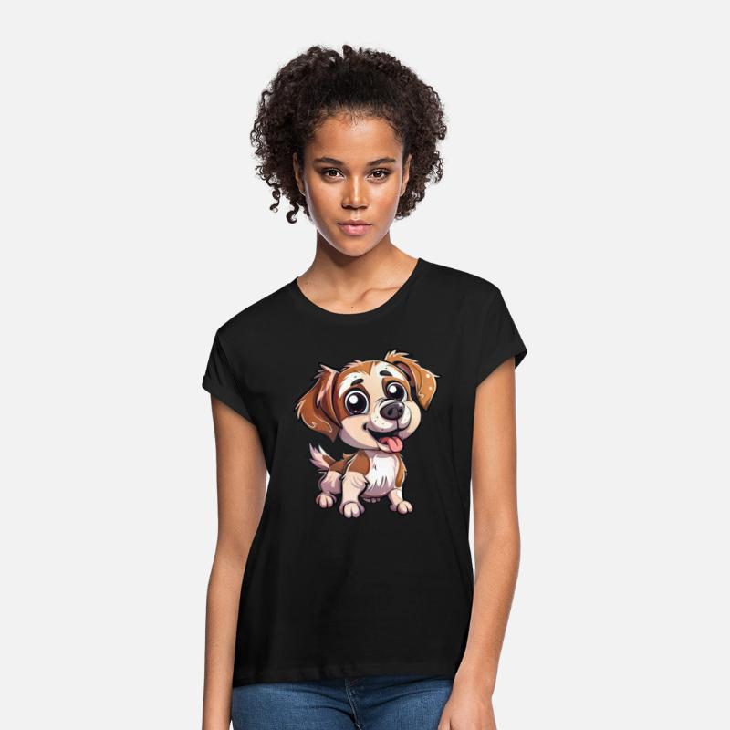 Adorable Puppy With Big Eyes And Smile