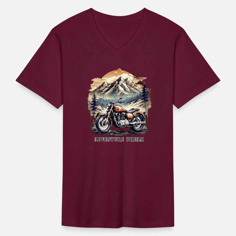 Adventure Biker Road and mountain Trip