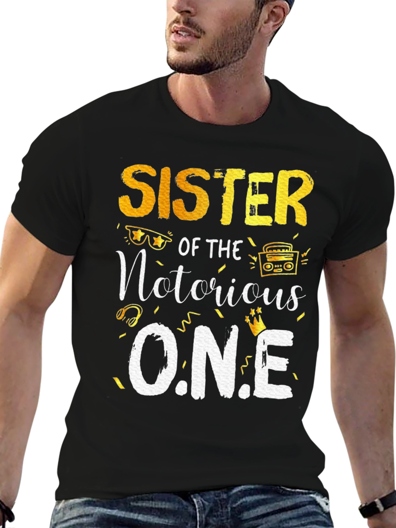 Sister Of The Notorious One T-Shirt - Black