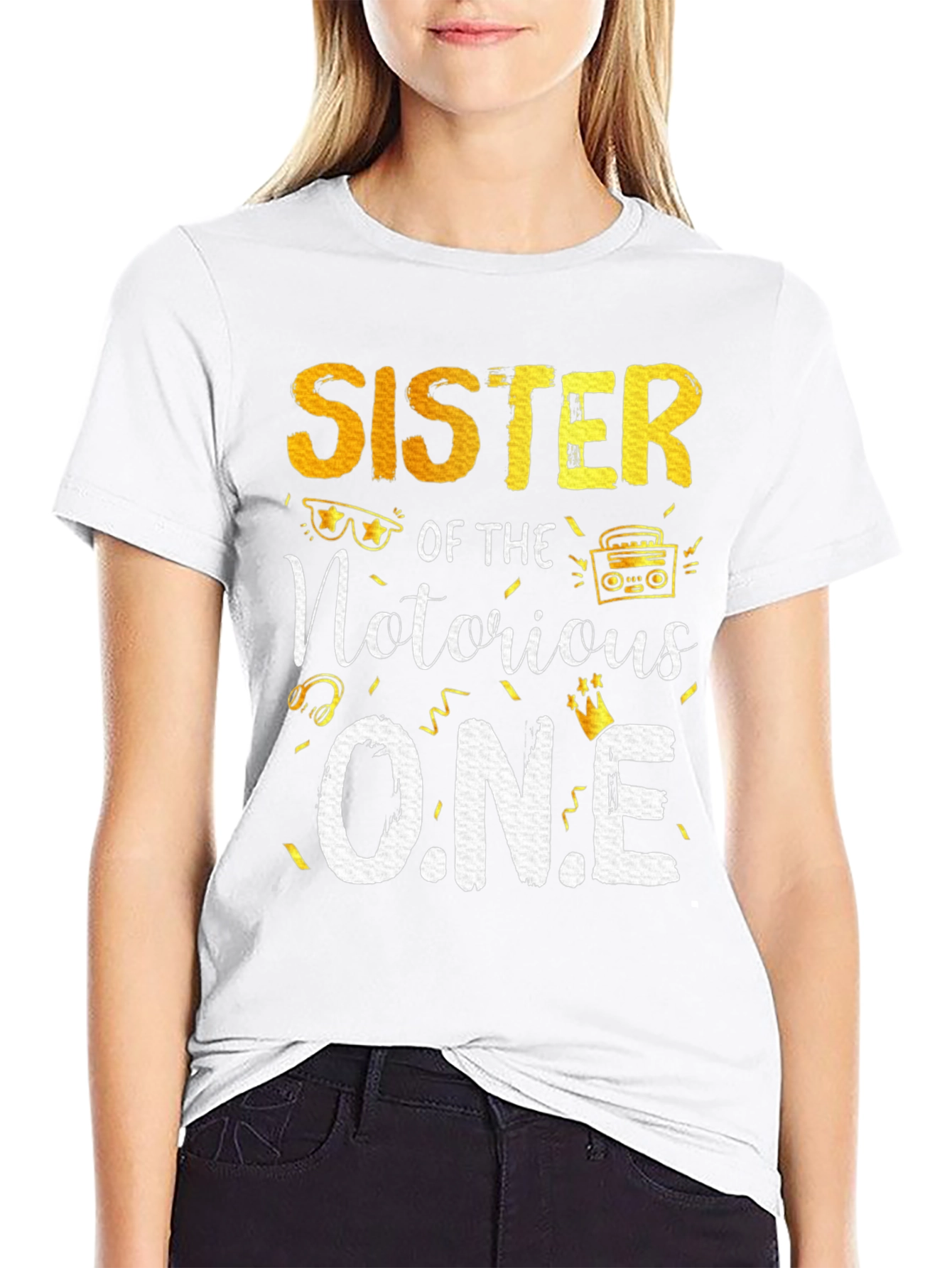 Sister Of The Notorious One T-Shirt - Black