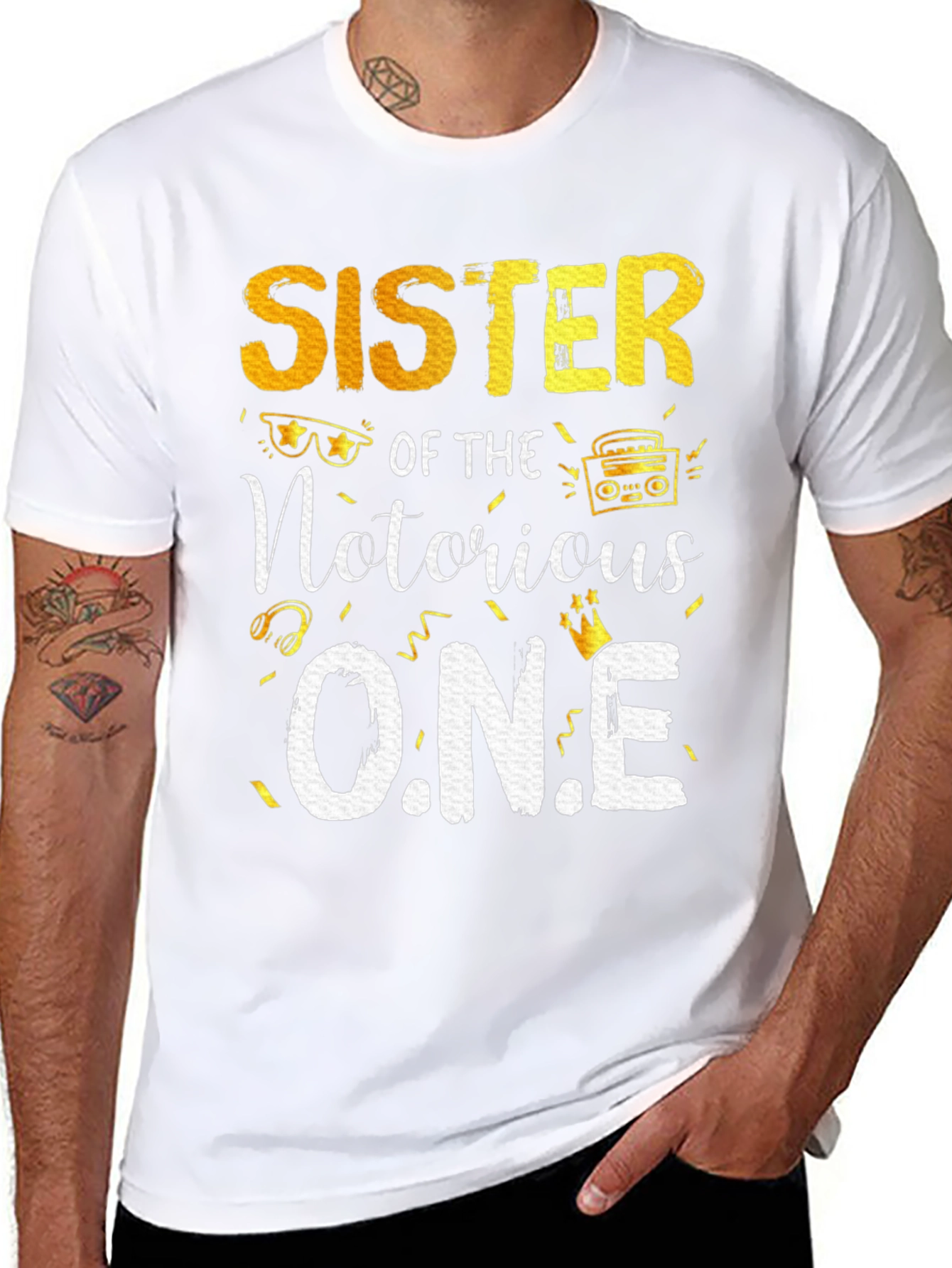 Sister Of The Notorious One T-Shirt - Black