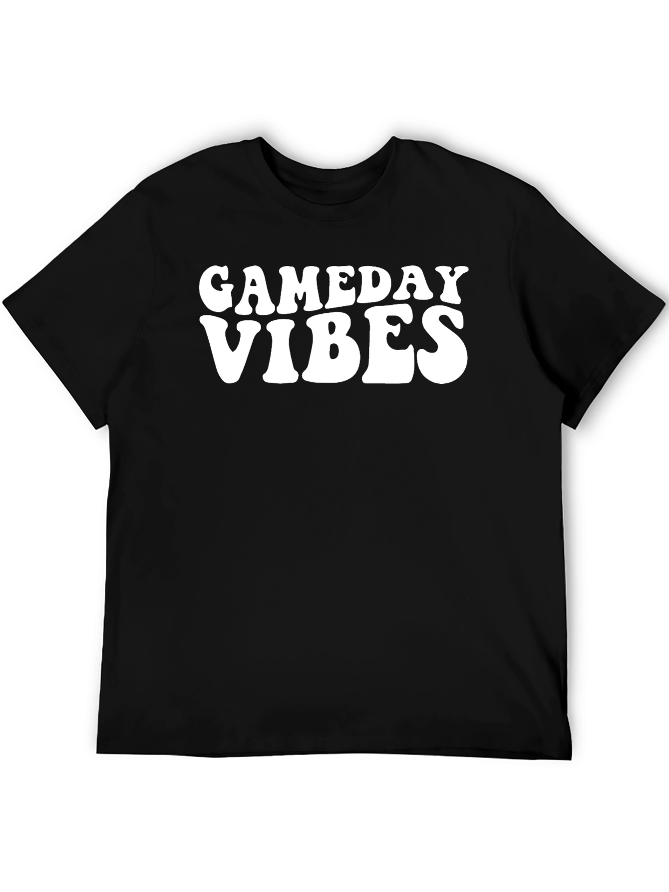 Gameday Vibes Black T-Shirt