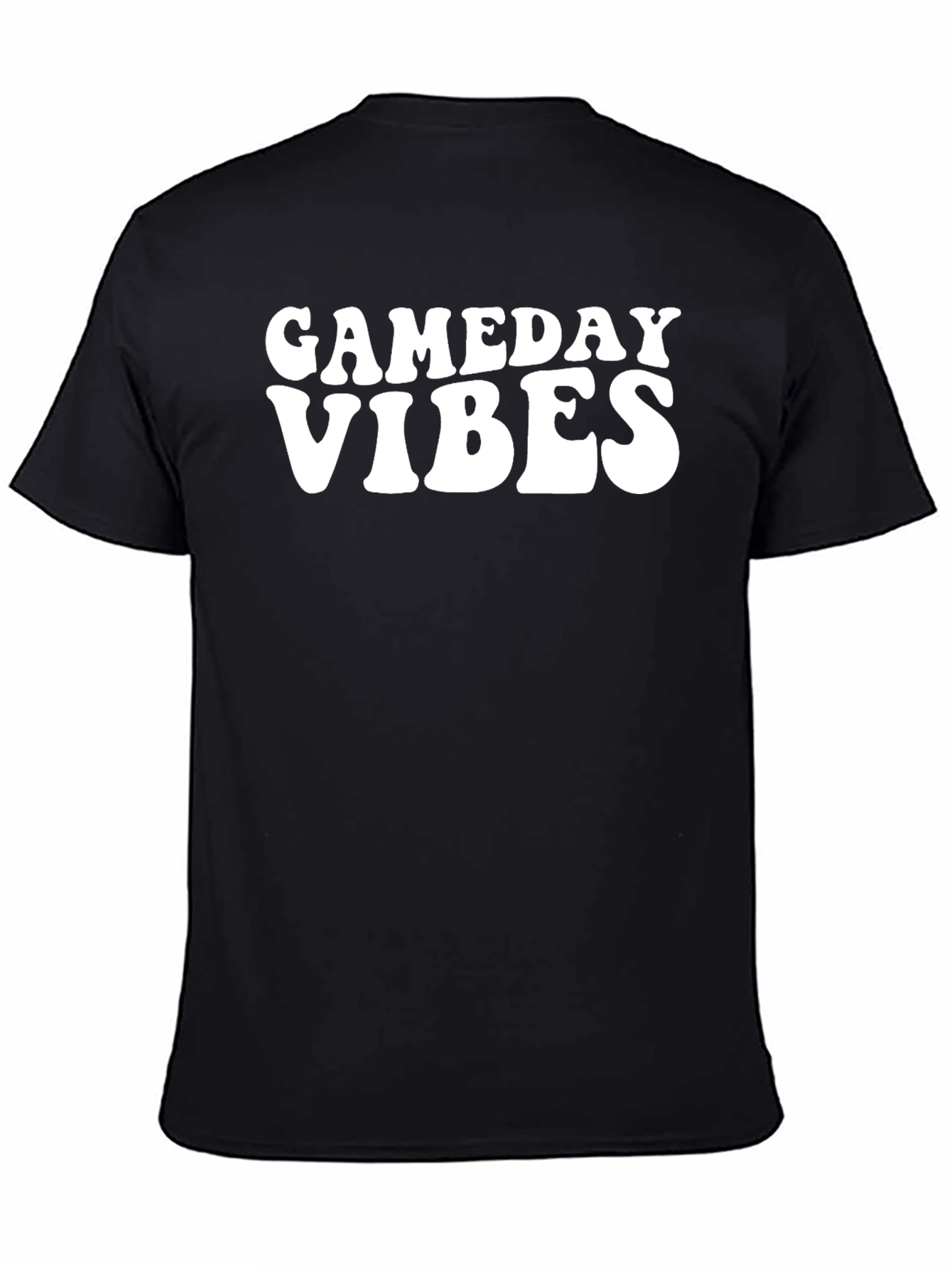 Gameday Vibes Black T-Shirt