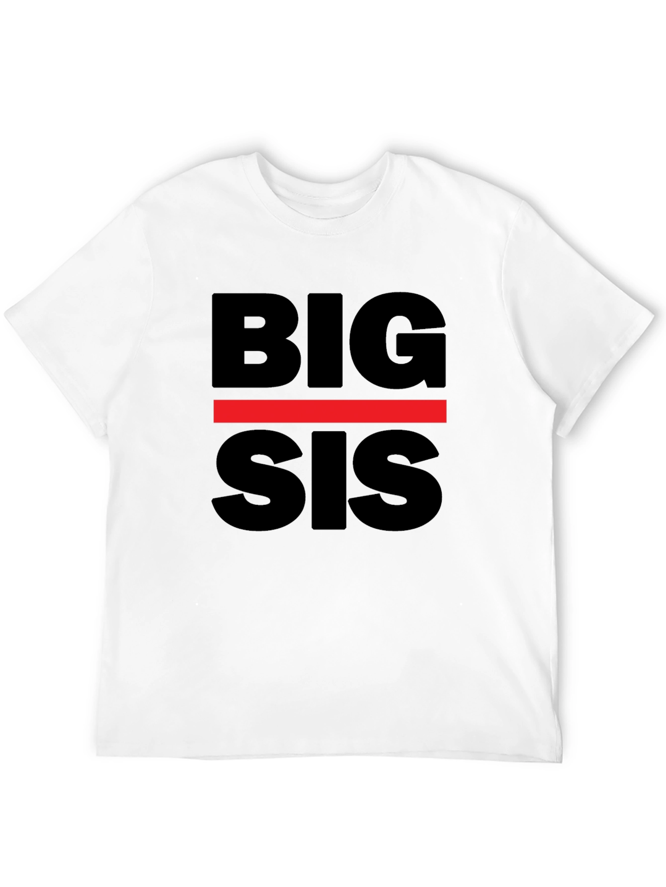 Big Sis Graphic T-Shirt - Black Tee