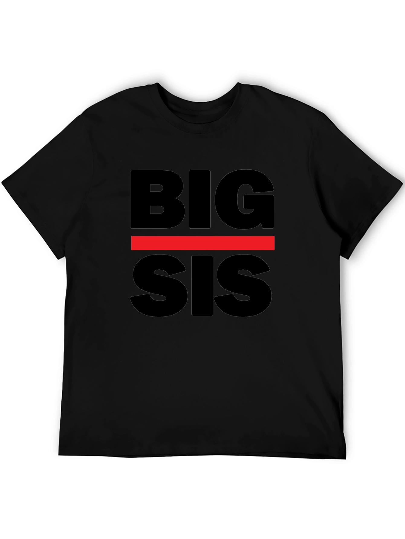 Big Sis Graphic T-Shirt - Black Tee