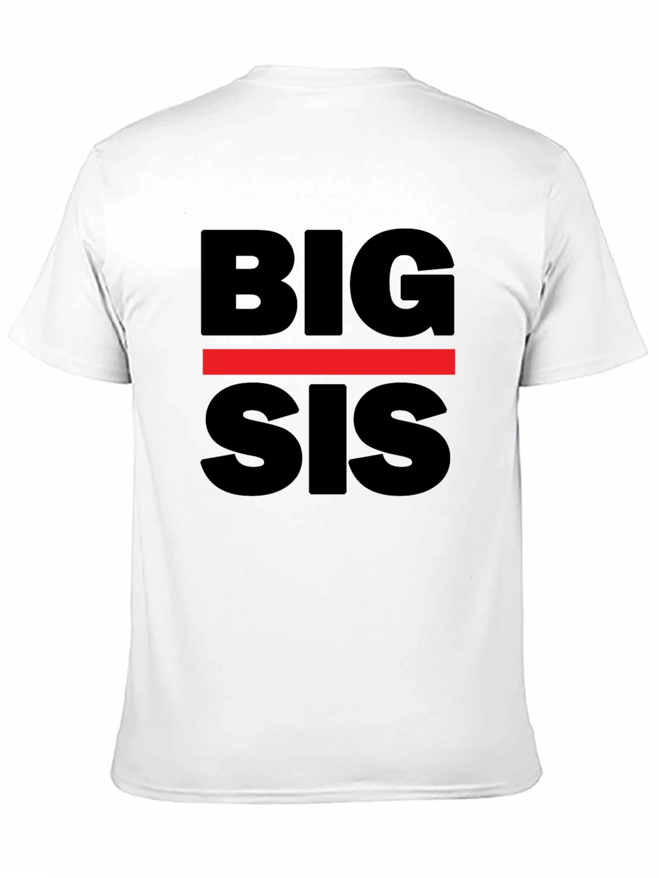 Big Sis Graphic T-Shirt - Black Tee