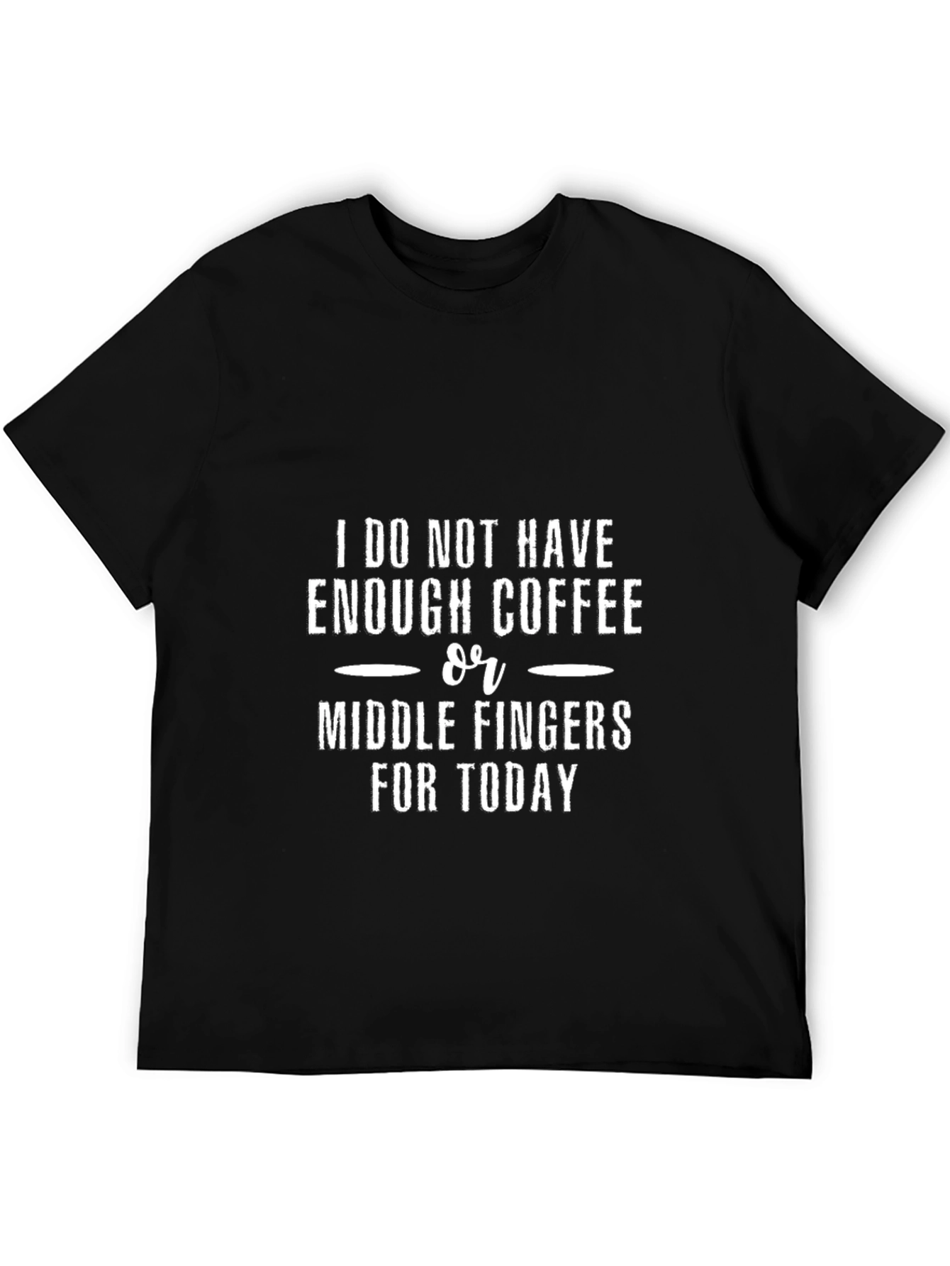 Coffee and Middle Fingers Graphic Tee