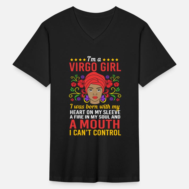 African American Afro Funny Virgo Girl