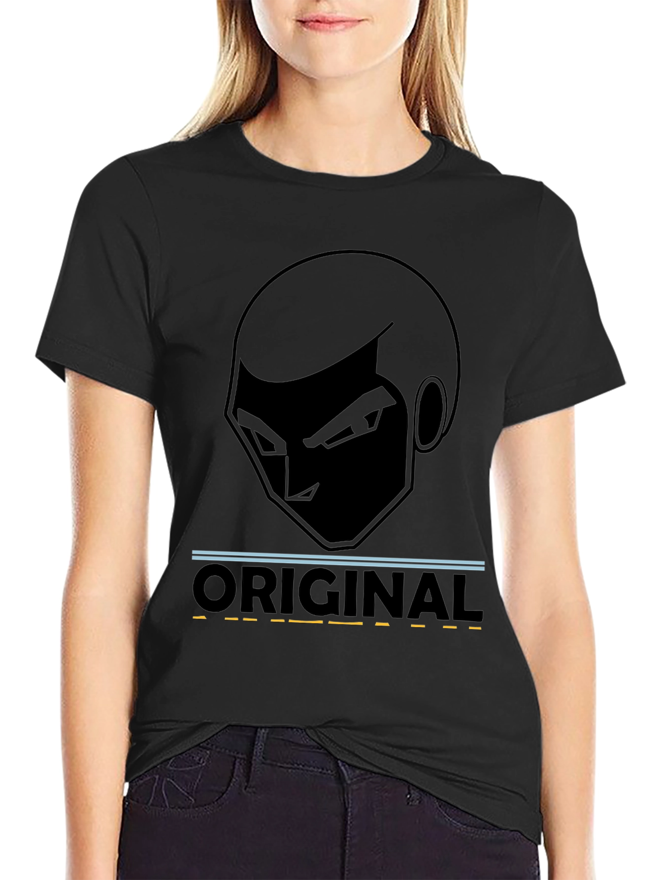 Original Robot Head T-Shirt - Black