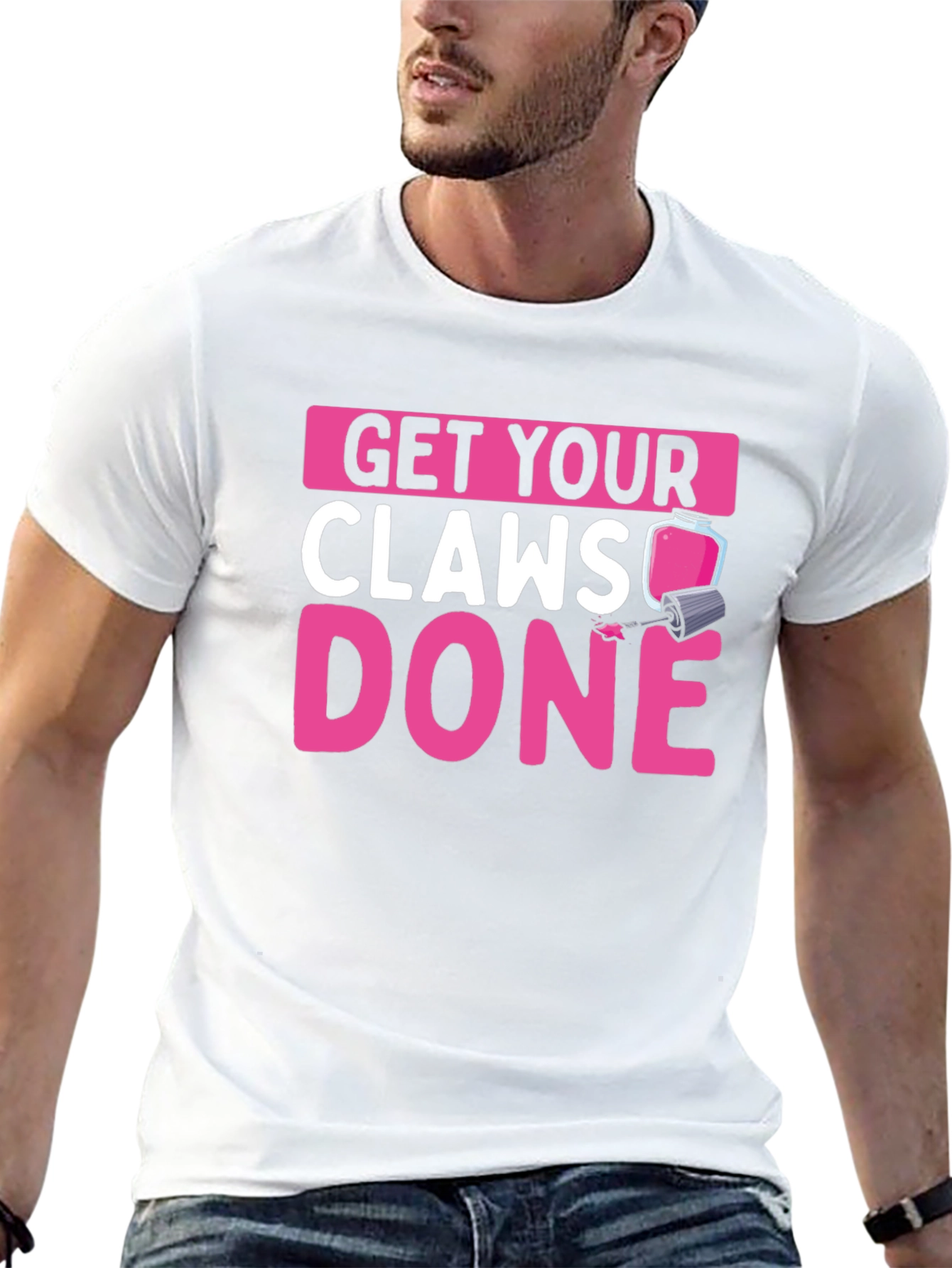 Get Your Claws Done Black Graphic Tee