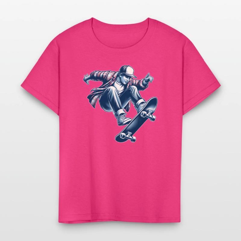 AI Old School 1990s Teen Skater