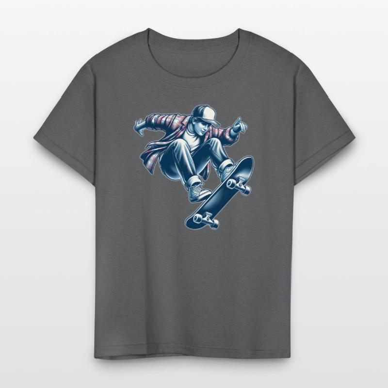 AI Old School 1990s Teen Skater