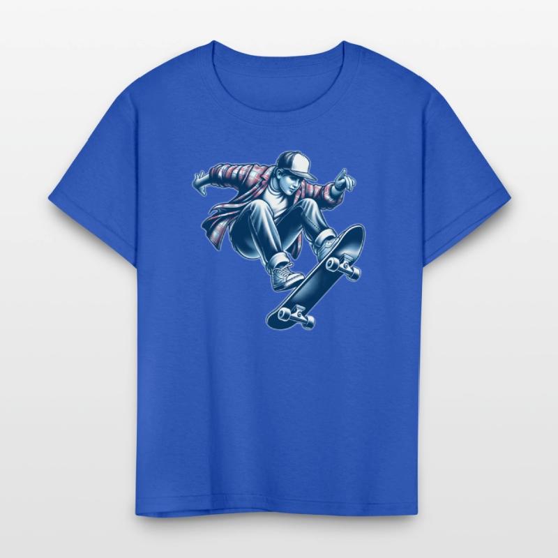 AI Old School 1990s Teen Skater