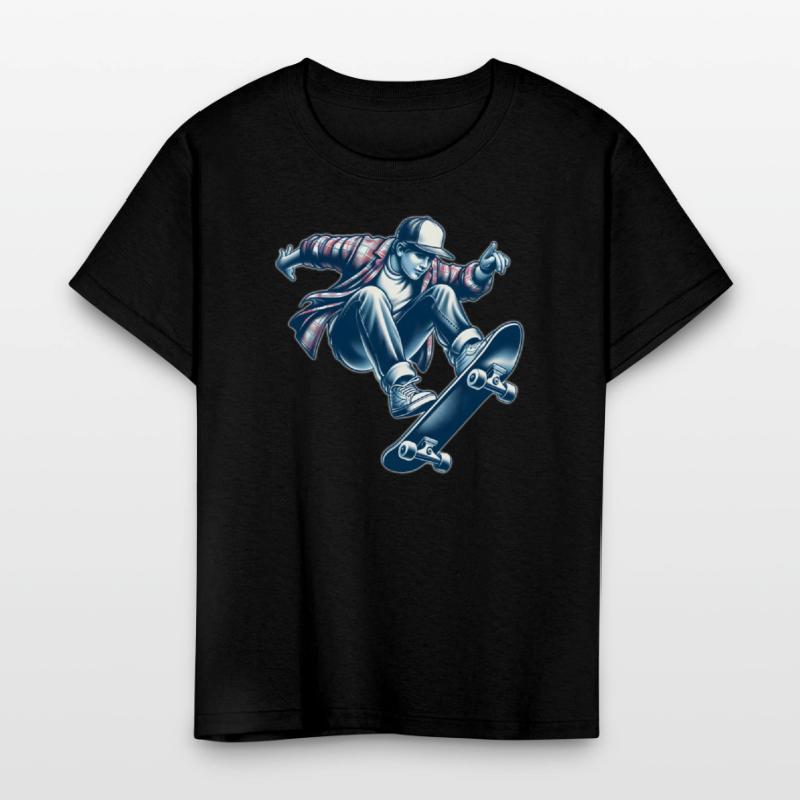 AI Old School 1990s Teen Skater