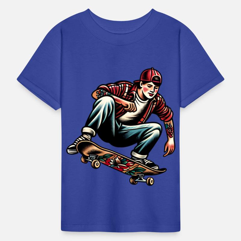 AI Old School 90s Teen Skater