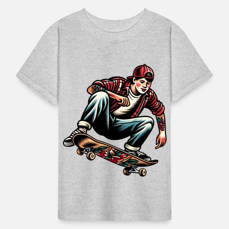 AI Old School 90s Teen Skater