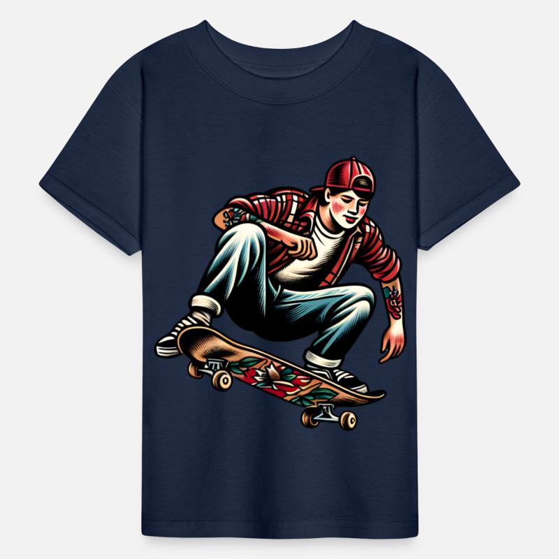 AI Old School 90s Teen Skater