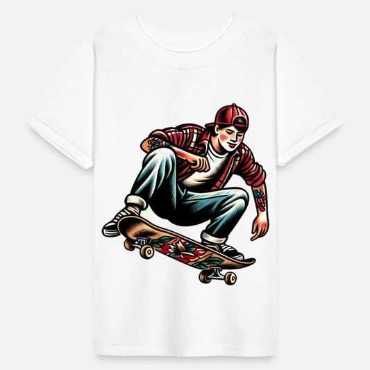 AI Old School 90s Teen Skater