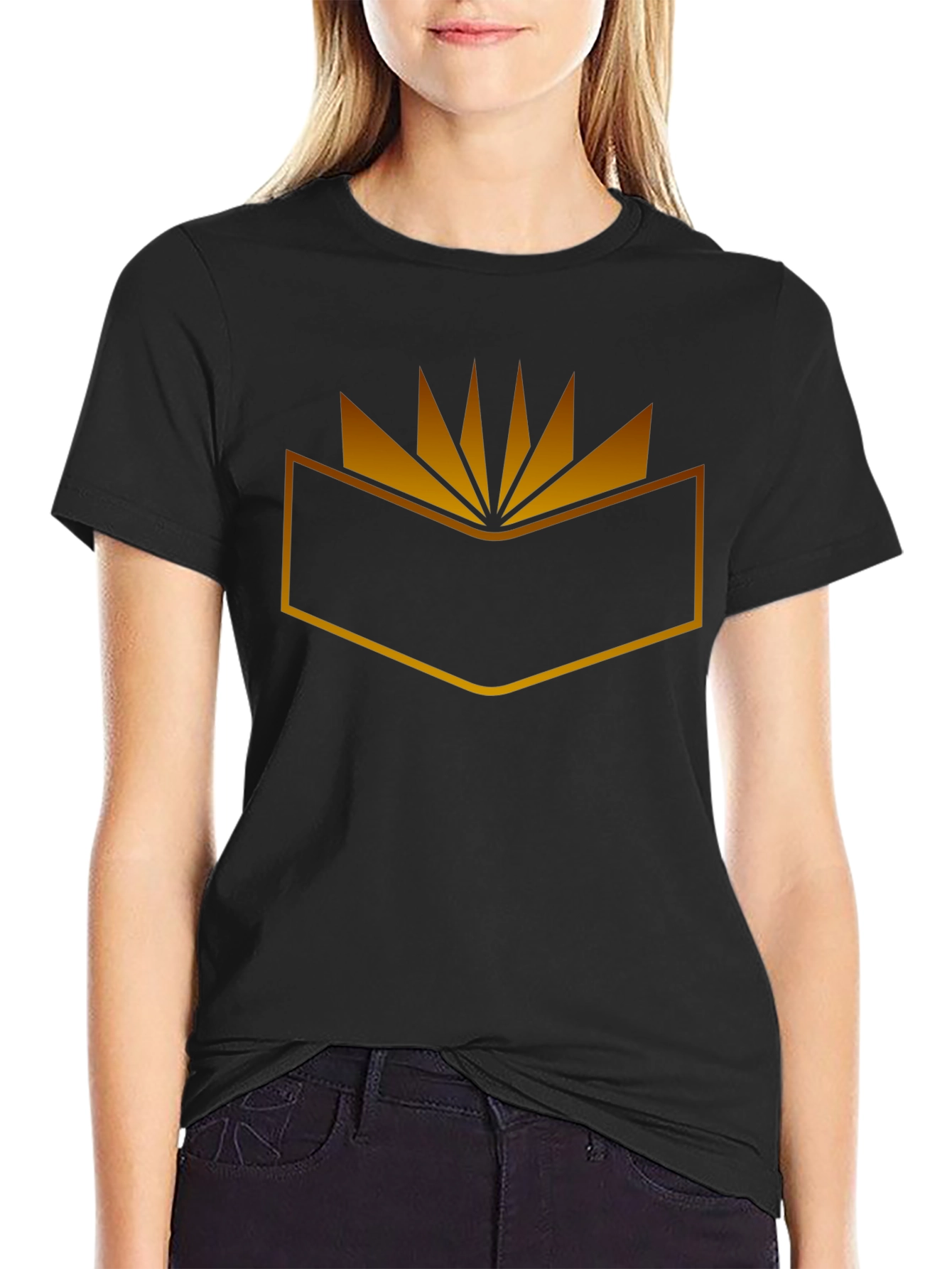 Geometric Graphic Tee - Modern Style