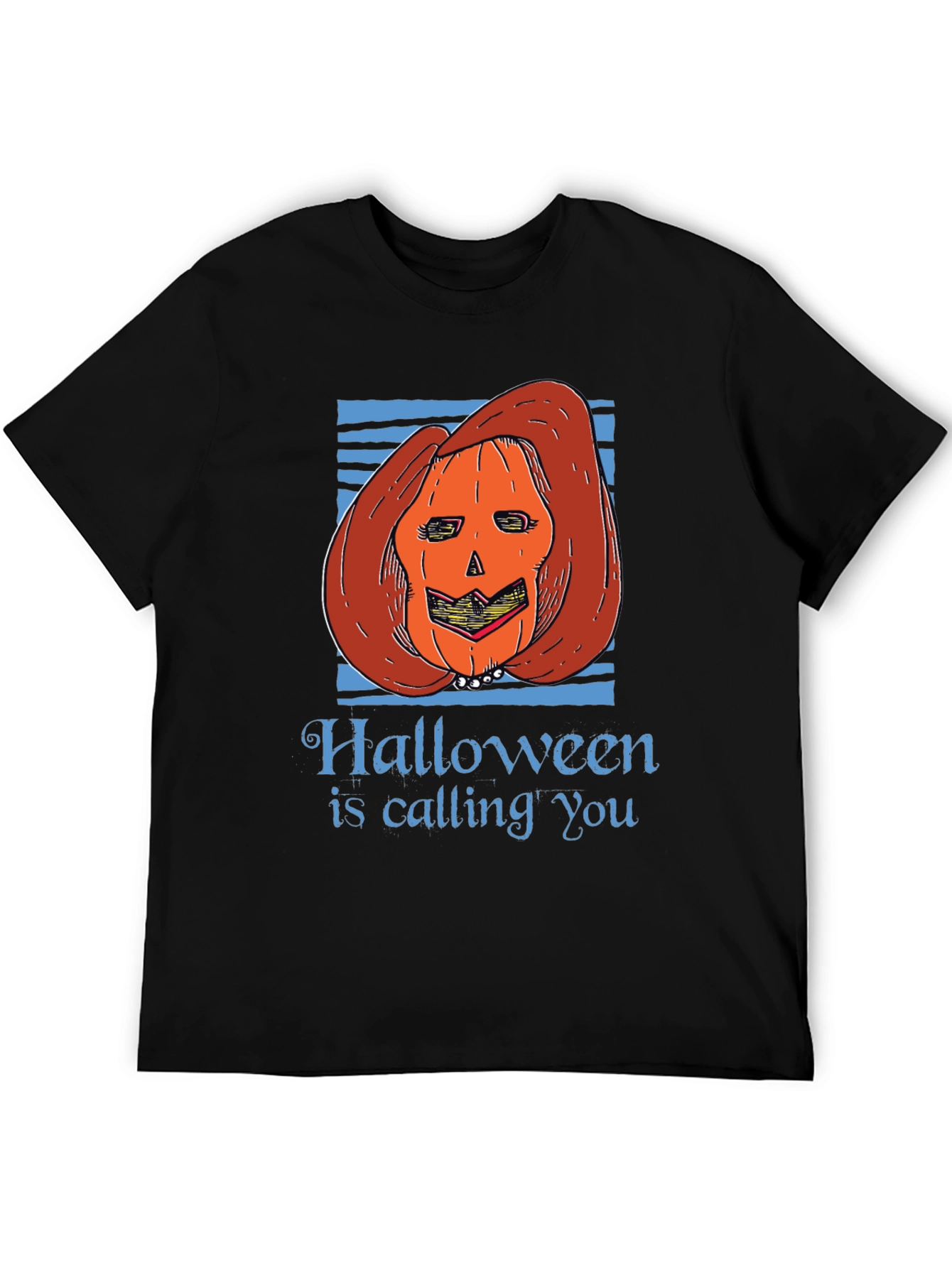 Halloween Pumpkin Lady Graphic Tee