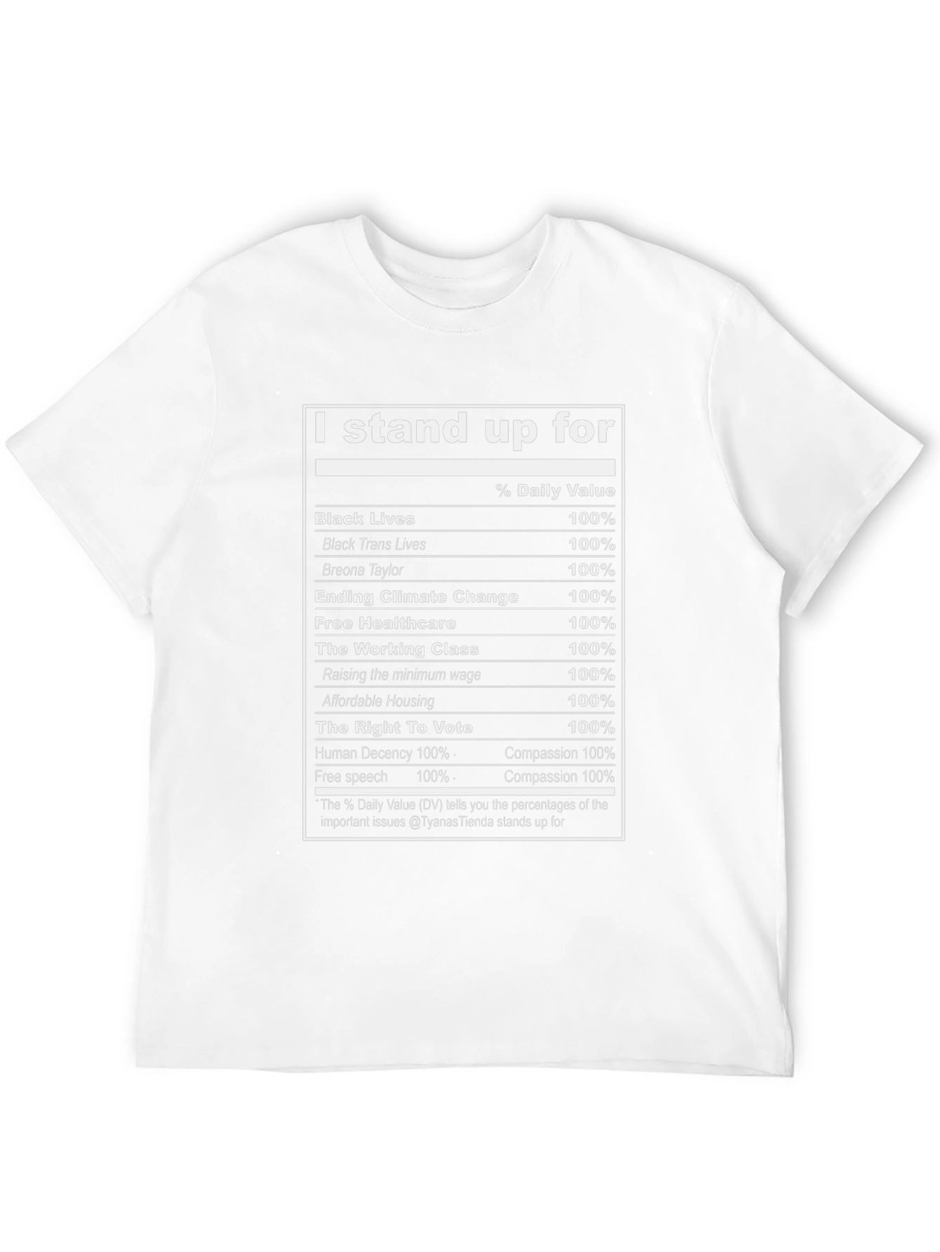I Stand Up For Social Justice T-Shirt