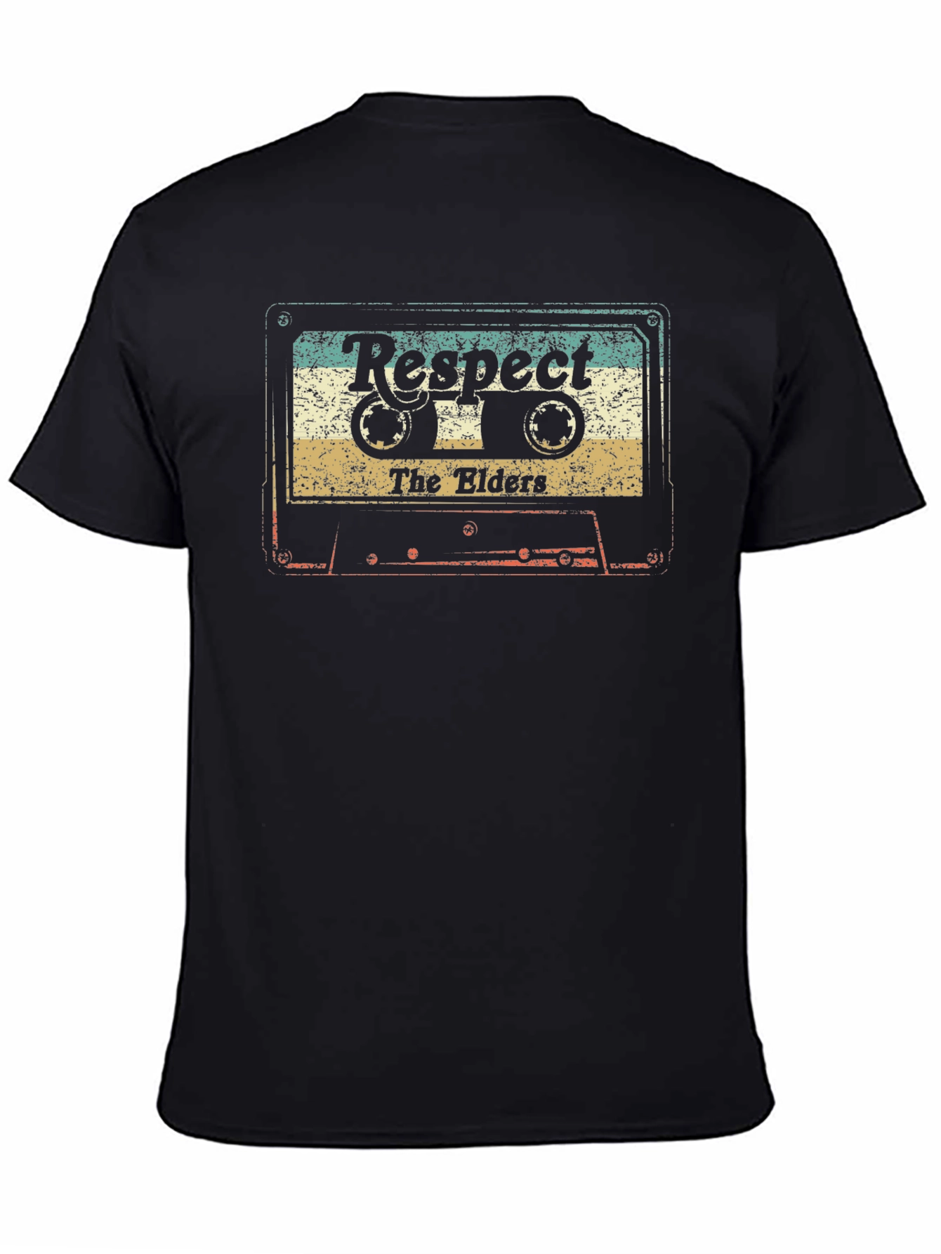 Respect The Elders Cassette Tape Graphic T-Shirt