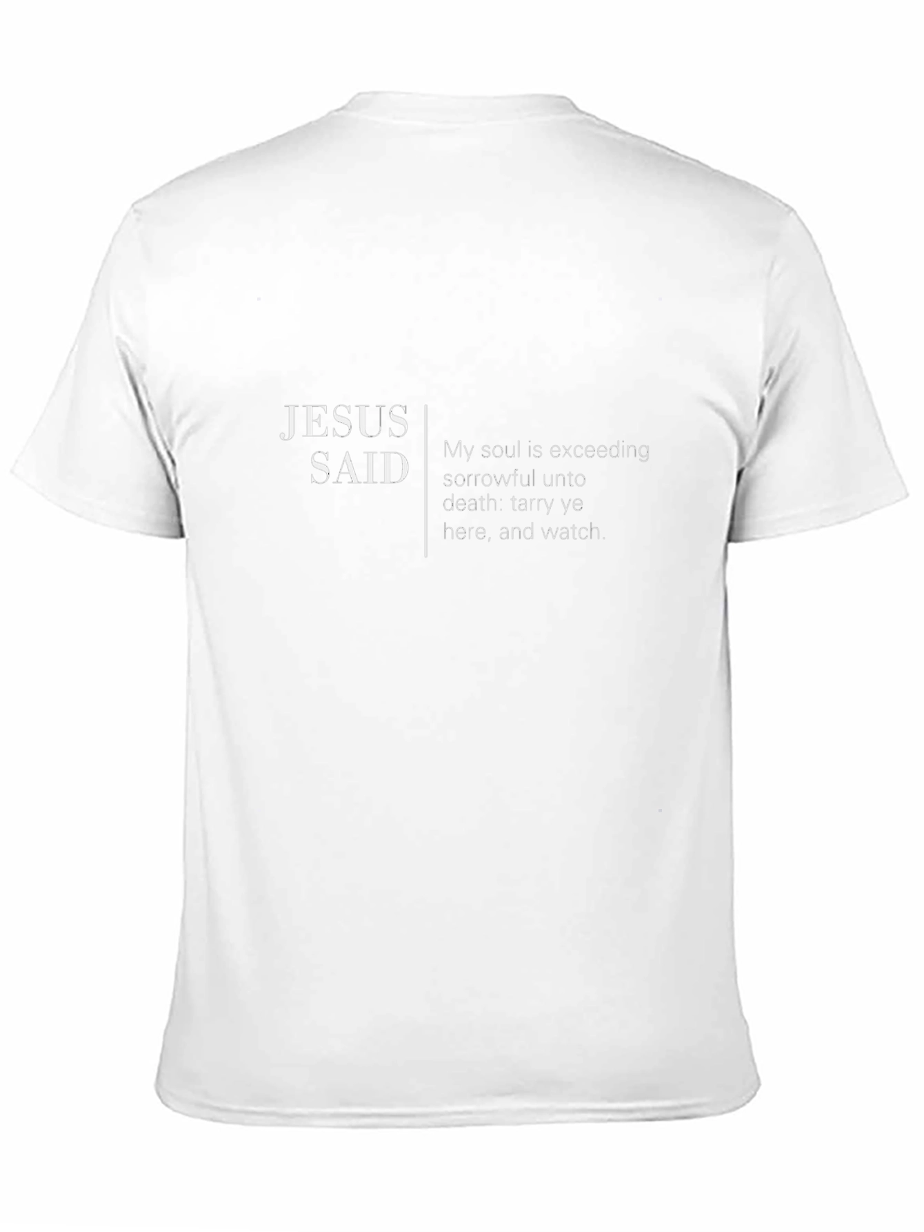 Jesus Said Graphic Black T-Shirt