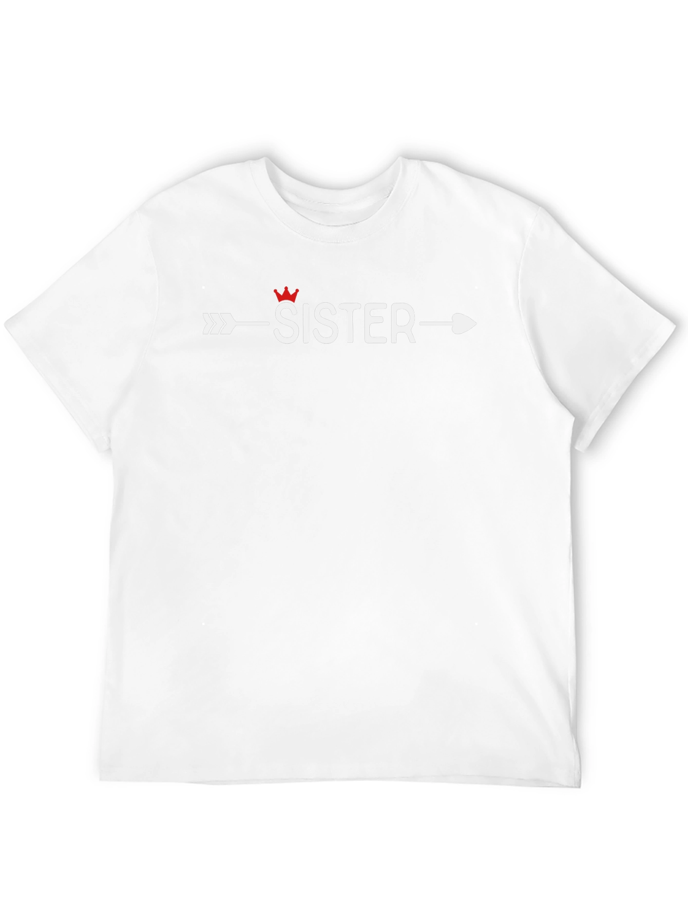 Sister Arrow Graphic T-Shirt - Casual Family Tee