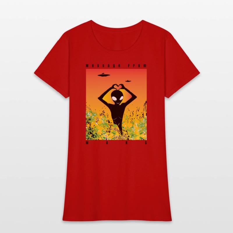 Alien Vibes T-Shirt – Unique Sci-Fi Cartoon Alien