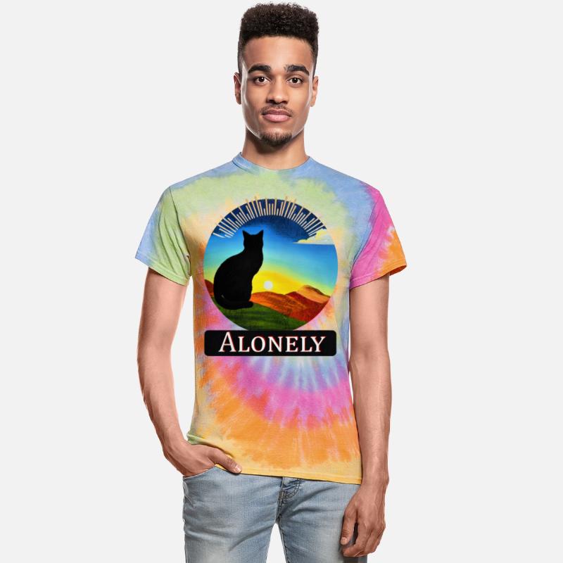 Alonely cat t-shirt