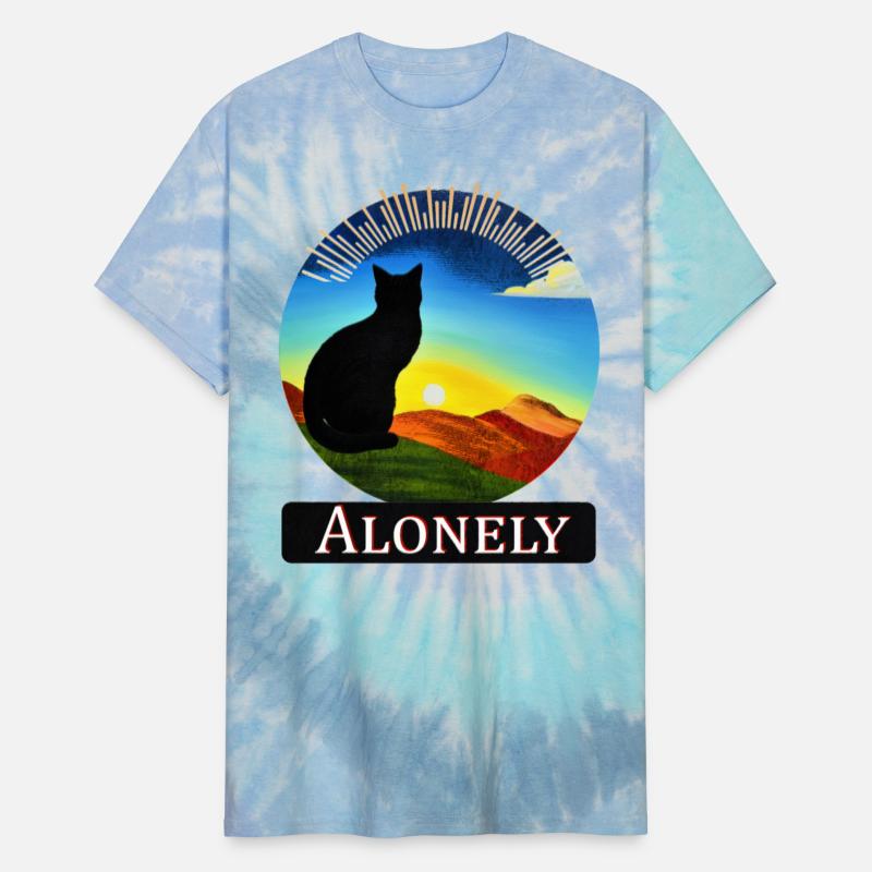 Alonely cat t-shirt