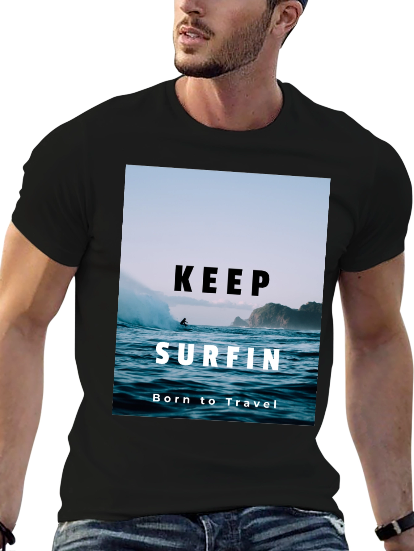 Keep Surfin T-Shirt - Born to Travel