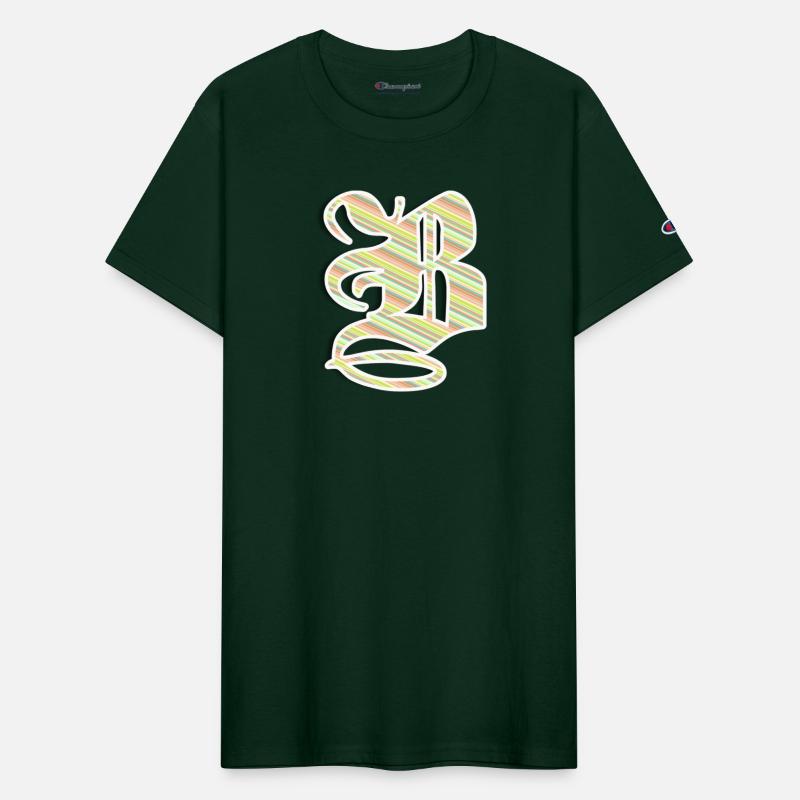 Alphabet Letter B Typography Design