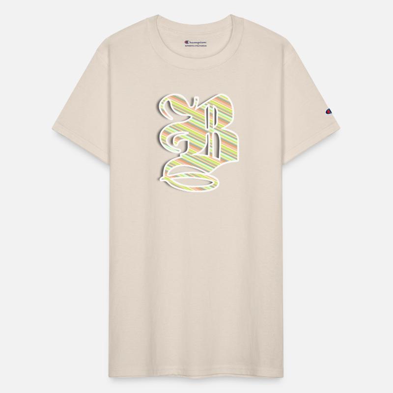 Alphabet Letter B Typography Design