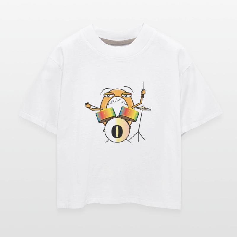 Alphabet Letter O Playing Drums