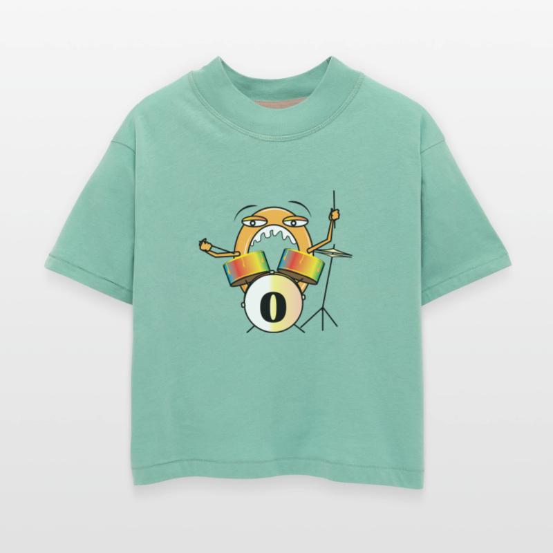 Alphabet Letter O Playing Drums