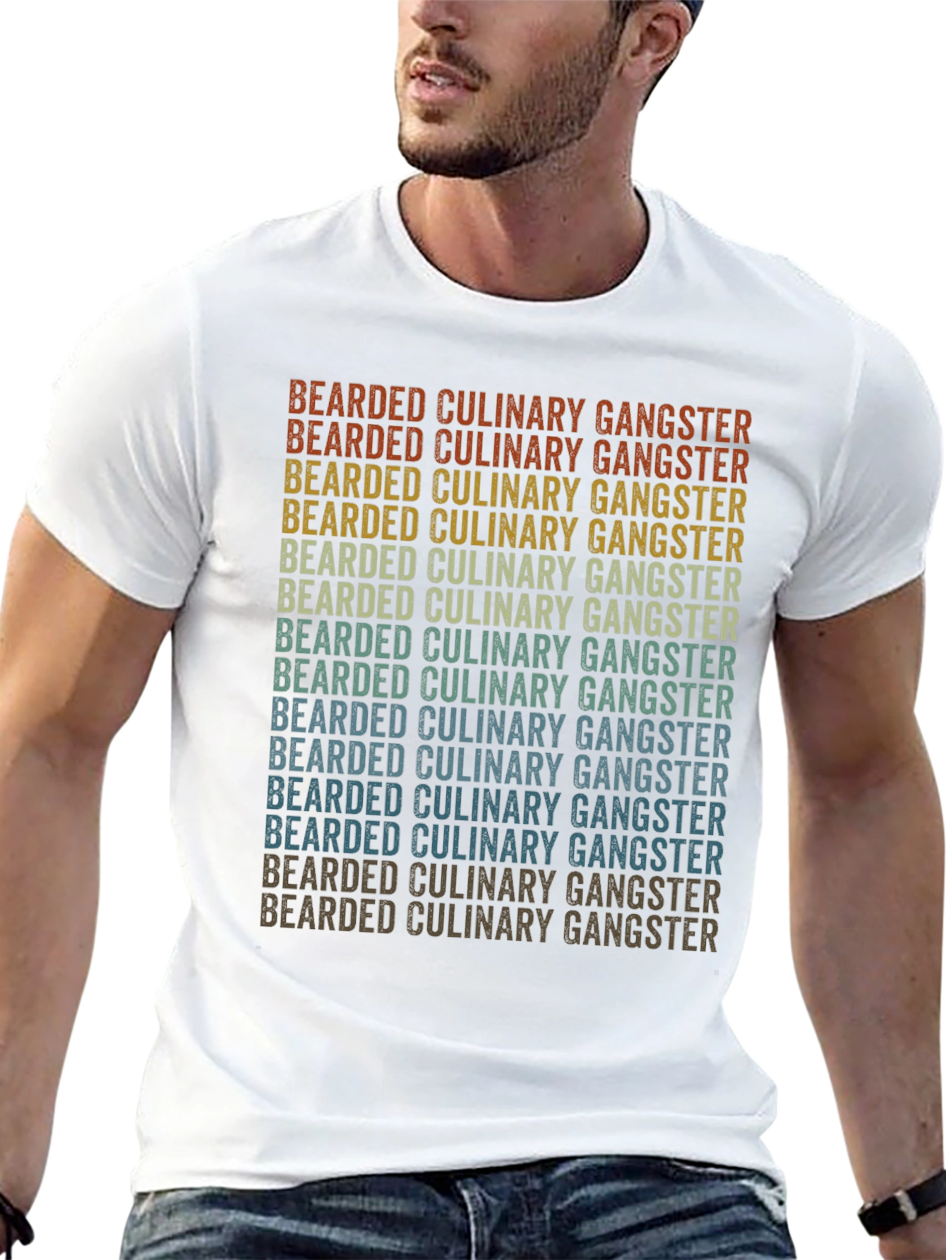 Bearded Culinary Gangster Graphic Tee