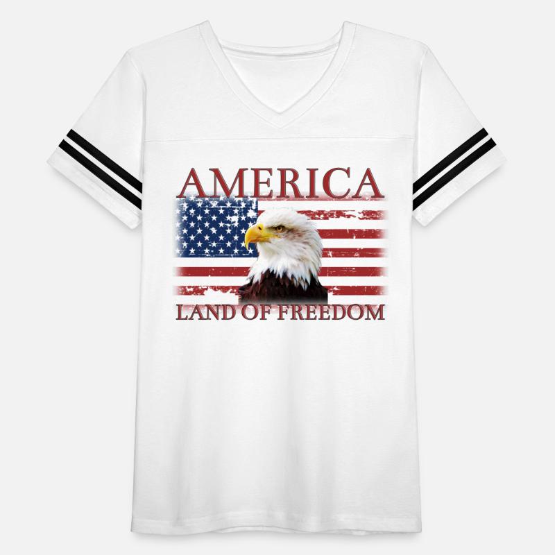 America Land Of Freedom Shirt Eagle US Flag Pride