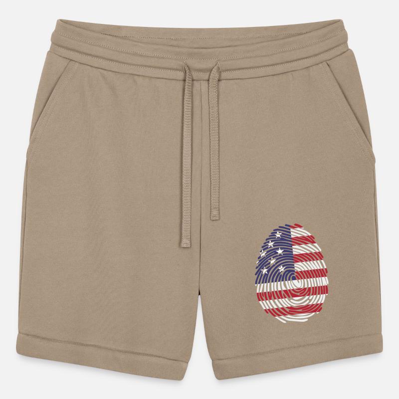 American fingerprint usa flag