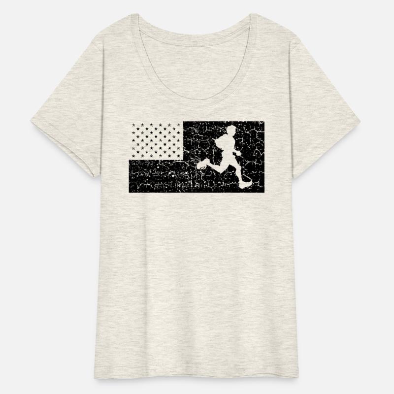 American Flag Running Gift