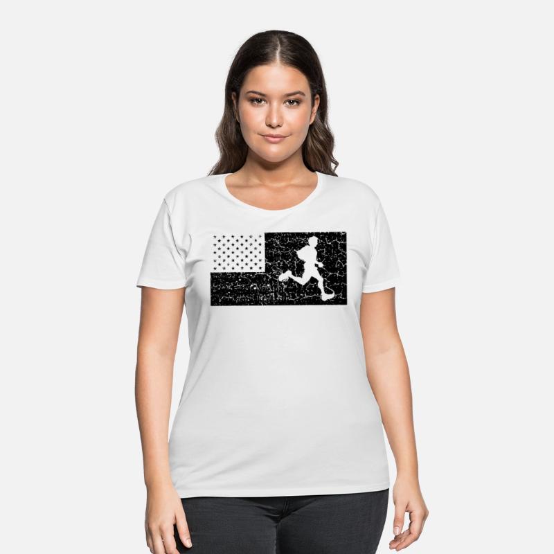 American Flag Running Gift