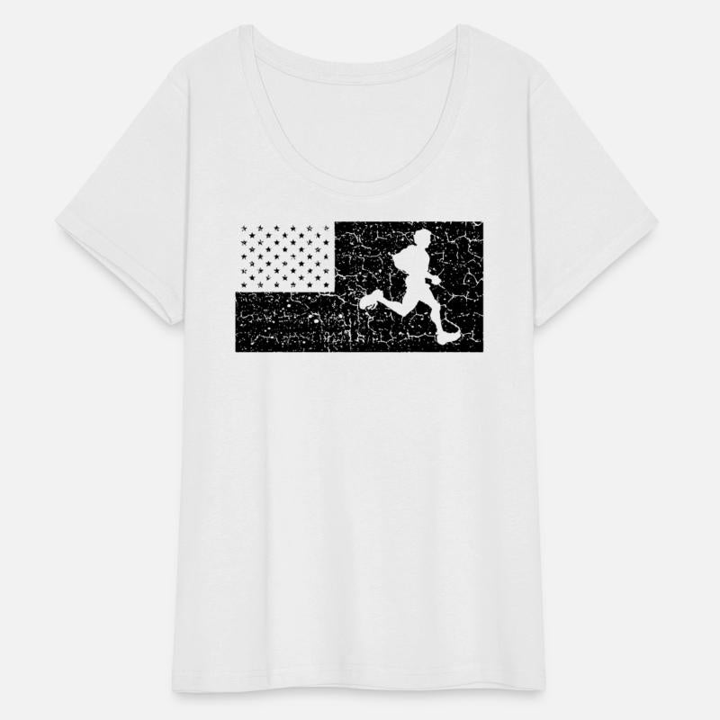 American Flag Running Gift